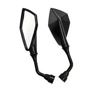 Specchietto retrovisore Universale per Moto da 10 mm, Lato Sinistro e Destro, Colore Rosso (Nero) per R1200R R1200GS F800GS G310R F650GS F700GS F800R G450X