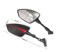 Specchietto Retrovisore Universale Regolabile Per Moto Da 10 Mm, Specchietto Laterale Sinistro E Destro, Per Varadero XL 1000 125 ABS XT Specchietto Retrovisore(10)