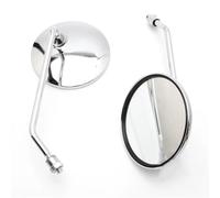 Specchietto retrovisore universale rotondo da 3,94 pollici/10 mm per moto compatibile con per Kawasaki Retrovisore