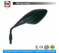 SPECCHIETTO SPECCHIO FAR 0167 SINISTRO OMOLOGATO NERO DA MANUBRIO 10X1.25