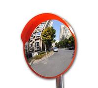 Specchietto stradale convesso da 75 cm - infrangibile e resistente agli urti per parcheggi e garage - Specchio di sicurezza durevole per una migliore visibilità e prevenzione degli incidenti