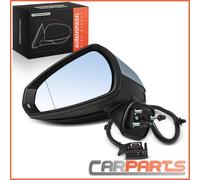 Specchietto SX Asferico Elettrico Lampeggiante per Audi A3 Sportback 8V