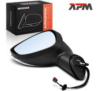 Specchietto SX Convesso Manuale Pieghevole Con Lampeggiante per Ford Fiesta VI