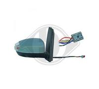 Specchio Esterno Sinistro Primer Con Lampeggiante per Ford C-Max II Dxa / CB7