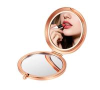 Specchietto Tascabile Per Donne Cosmetici In Metallo E Formato Tascabile