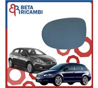 Specchietto Vetro Piastra Termica Azzurrato Specchio Fiat Bravo 2007> Sinistra