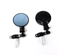Specchio 2 Pezzi/coppia Specchietti Retrovisori Per Moto Rotondi, Da 7/8" Con Estremità Del Manubrio Tonda Specchietti Laterali Per Moto Accessori