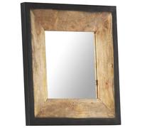 Specchio 50x50 cm in Legno Massello di Mango