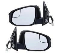 Specchio 7 Fili Gruppo Specchietto Retrovisore Per Toyota Per RAV4 2016-2018 Specchio Grande Piccolo Specchio Nero Auto Retrovisore specchio(A pair)