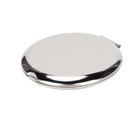 Specchio a Doppio Lato, Specchio Tascabile in Acciaio Inossidabile con Design Fai - -te Vuoto, Design Compatto Portatile, per Trucco Pieghevole per il Viaggio di Pacchetto (Girare)