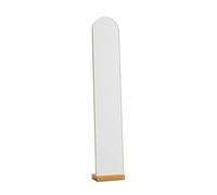 Specchio A Figura Intera Con Supporto, Grande Specchio Da Pavimento A Figura Intera Con Piano Smussato, Trasparente E Luminoso(3)