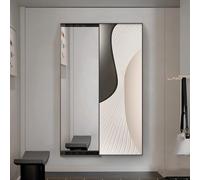 Specchio a figura intera Push-Pull con guida scorrevole, decorativo per casa, camera da letto e corridoio, design funzionale per interni moderni