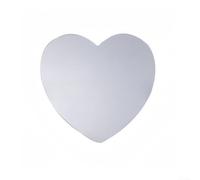 Specchio a forma di cuore per decorazione da parete di Autohesion per migliorare l'atmosfera del soggiorno o della camera da letto con riflessi chiari (20 cm)