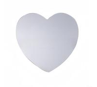 Specchio a forma di cuore per decorazione da parete di Autohesion per migliorare l'atmosfera del soggiorno o della camera da letto con riflessi chiari (30 cm)