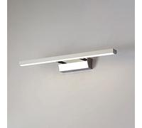 Specchio a Led con Illuminazione Frontale, Lampada da Bagno Impermeabile per Comodino, Paralume in Acrilico per Illuminazione da Trucco, Applique in Acciaio Inossidabile per Armadi e Specchi da Bagno/