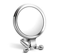 Specchio a mano, specchio a doppia faccia, specchio pieghevole per trucco con ingrandimento 1X/10X e maniglia regolabile, specchio portatile per trucco da viaggio, regalo per ragazze e donne