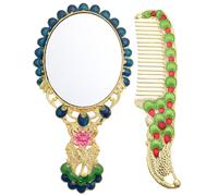 Specchio A Mano Vintage Specchietto Da Makeup D'epoca Per Il Trucco