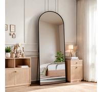 Specchio ad arco 180x80 cm, specchio a figura intera, specchio da pavimento, specchio da parete grande a figura intera per camera da letto