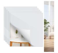 Specchio Adesivo da Parete - 5 Pezzi Specchi Adesivi da Parete 30cmx30cm Specchio Flessibile Acrilico per Armadio Interno Specchio Autoadesivo Palestra Muro Porta per Decorazioni Murali Casa