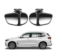 Specchio angolare cieco regolabile a 360 gradi - Specchio laterale ausiliario grandangolare 2 Pack con supporto adesivo, vetro di sicurezza posteriore per inversione, supporto per cambio corsia, parki