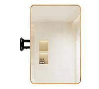 Specchio angolare da bagno, specchio da parete girevole a 360°