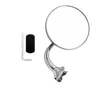 Specchio anteriore per auto vecchia scuola, supporto regolabile in acciaio inossidabile antiruggine, che migliora la visibilità per la maggior parte dei modelli classici, specchietto per auto da alle