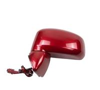Specchio Auto Lato Retrovisore Gruppo Specchio Per Nissan Per Tiida 05-10 Specchi Esterni Elettrico Lente Regolata Riscaldamento Retrovisore specchio(Rosso,5 Wire L)