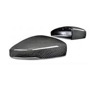 Specchio Auto Senza Luce Specchietto Retrovisore Copertura Della Cassa Trim Cap Pezzi Di Ricambio Accessori Per VW Polo 6R 6C Per UP 2011 2012 2013 2014-2020(D 6C Carbon fiber)