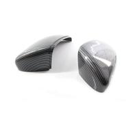 Specchio Auto Senza Luce Specchietto Retrovisore Copertura Della Cassa Trim Cap Pezzi Di Ricambio Accessori Per VW Polo 6R 6C Per UP 2011 2012 2013 2014-2020(A 6R Carbon Look)