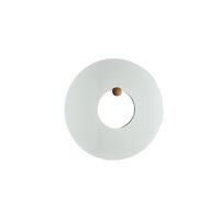 Specchio AYTM CASTELLUM Ø80 Rovere Trasparente/ Oliato