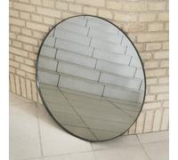Specchio AYTM Circum, trasparente/nero, Ø 70 cm, vetro, legno MDF AYTM