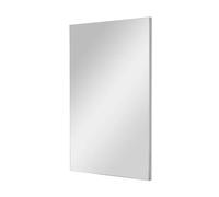 Inbagno Specchio bagno 70x100 cm su pannello in ABS cromato, installazione reversibile e fissaggi inclusi