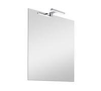 Specchio Bagno con Luce 50x60 Reversibile Luce LED a Risparmio energetico Luce