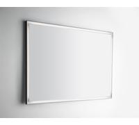 Specchio bagno distanziato luce led perimetrale 100x70 colore profilo a scelta