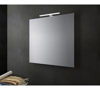 Specchio bagno filo lucido 60x60 cm con lampada led