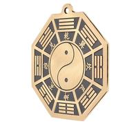 Specchio Bagua in Ottone Dorato per Decorazione Casa