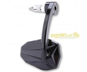 Specchio bar end HIGHSIDER VICTORY EVO alluminio nero Omologato