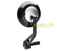 Specchio bar-end nero per Triumph Bonneville-T100-Bobber omologato