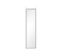 Specchio Bea da appendere con argento Cornice e ganci inclusi Argento