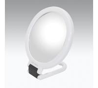 KOH-I-NOOR SC152V-3 - Specchietto Bifacciale Con Manico Pieghevole Bianco