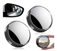 Specchio Blindspot Grandangolare 2 Pezzi 2x0, 6 Pollici 360° per SUV Auto, Specchietto Retrovisore Laterale Rotondo Regolabile con Design Impermeabile, Accessori di Sicurezza Esterni