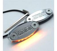 Specchio Blocco Spento Base Piastra LED Segnale Per Honda 00-01 CBR900RR 01-06