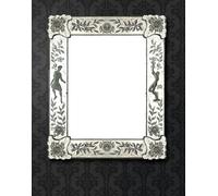 Specchio Classico in Vetro di Murano da parete verticale rettangolare èglomisè