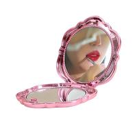 Specchio compatto | a doppia faccia a forma di mini specchio da trucco con ingrandimento per le donne toletta trucco tasca di bellezza