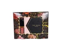 Ted Baker Ready Pout, set regalo di lusso con lucidalabbra da 4,34 ml e specchio compatto a doppio ingrandimento, per borse, elegante set regalo di bellezza per donne e ragazze