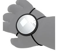 Specchio con cinturino da polso per immersioni, lente convessa impermeabile, supporto da polso regolabile, strumento di osservazione di sicurezza subacquea, snorkeling, immersioni in grotta