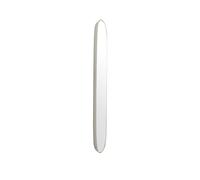 Specchio con Cornice 118x44,5 cm Grigio/ Trasparente
