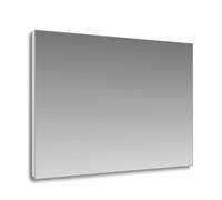 Specchio con cornice in PVC a muro minimalista 120 100 80 cm e lampada LED 30 60