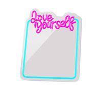 SPECCHIO CON LUCE LED FOREVER MIRROR LED LOVE YOURSELF FMNE01, Multicolore