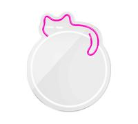 SPECCHIO CON LUCE LED FOREVER MIRROR LED SLEEPING CAT FMNE03, Multicolore